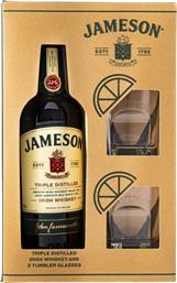 ΟΥΙΣΚΙ ΙΡΛΑΝΔΙΑΣ TRIPLED DISTILLED 700ML + ΠΟΤΗΡΙΑ ΔΩΡΟ JAMESON