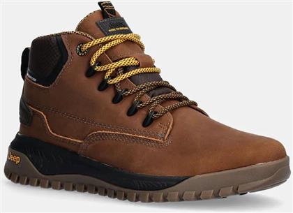 ΠΑΠΟΥΤΣΙΑ NUBUCK CANYON MID WP ΧΡΩΜΑ: ΚΑΦΕ, JM42150A JEEP