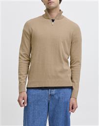 JJRE JREBCALLUM KNIT HALF ZIP SN JJ REBEL