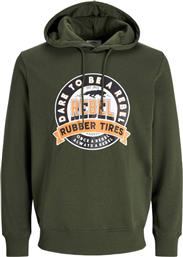 JREBCASPER SWEAT HOOD 12266364-KOMBU GREEN ΛΑΔΙ JJ REBEL