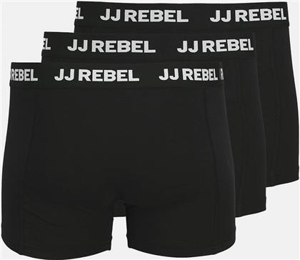 JREBREBEL LOGO TRUNKS 3 PACK NOOS JJ REBEL