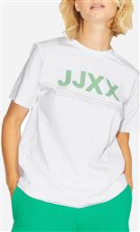 JJXX ΜΠΛΟΥΖΑ JXANNA SS REG EVERY SMALL LOGO TEE NOOS 12206974-BRIGHT WHITE ABSINTHE LIGHTGREEN JACK & JONES