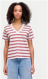 T-SHIRT ANNIE 12257577 ΚΟΚΚΙΝΟ REGULAR FIT JJXX