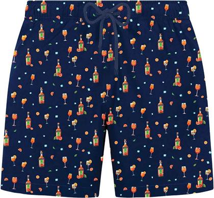 ΑΝΔΡΙΚΟ ΜΑΓΙΟ ΣΟΡΤΣ ΜΕ ALL-OVER PRINT ''ORANGE COCKTAIL'' - JFSSSWL107-ORANGE C. ΜΠΛΕ ΣΚΟΥΡΟ JOHN FRANK