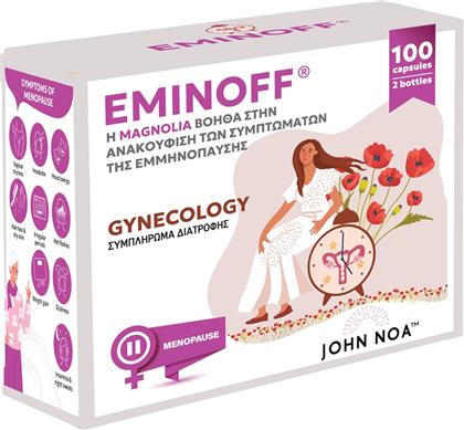 EMINOFF ΣΥΜΠΛΗΡΩΜΑ ΔΙΑΤΡΟΦΗΣ ΕΚΧΥΛΙΣΜΑΤΟΣ ΒΟΤΑΝΩΝ ΑΜΙΝΟΞΕΟΣ L-ΤΥΡΟΣΙΝΗΣ & ΜΑΓΝΗΣΙΟΥ ΓΙΑ ΤΗΝ ΑΝΑΚΟΥΦΙΣΗ ΤΩΝ ΣΥΜΠΤΩΜΑΤΩΝ ΤΗΣ ΕΜΜΗΝΟΠΑΥΣΗΣ 100CAPS (2X50CAPS) JOHN NOA