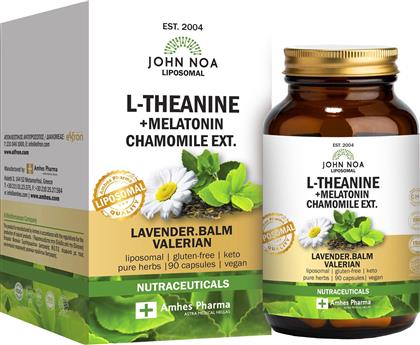 LIPOSOMAL L-THEANINE & MELATONIN ΣΥΜΠΛΗΡΩΜΑ ΔΙΑΤΡΟΦΗΣ ΑΜΙΝΟΞΕΟΣ ΘΕΙΑΝΙΝΗΣ, ΜΕΛΑΤΟΝΙΝΗΣ & ΕΚΧΥΛΙΣΜΑΤΟΣ ΒΟΤΑΝΩΝ ΛΙΠΟΣΩΜΙΚΗΣ ΜΟΡΦΗΣ ΓΙΑ ΓΡΗΓΟΡΟΤΕΡΟ & ΠΟΙΟΤΙΚΟΤΕΡΟ ΥΠΝΟ 90CAPS JOHN NOA από το PHARM24