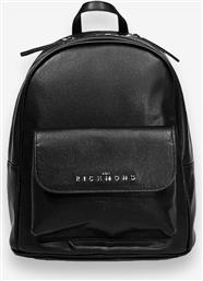 ΓΥΝΑΙΚΕΙΟ BACKPACK ΜΕ ΜΕΤΑΛΛΙΚΟ ΛΟΓΟΤΥΠΟ ''NOFFI'' - RWA24305ZA ΜΑΥΡΟ JOHN RICHMOND