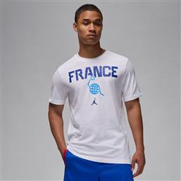 FRA 24 M SS TEAM TEE OLY24 FQ3663-100 ΛΕΥΚΟ JORDAN