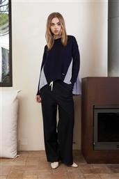 ΓΥΝΑΙΚΕΙΟ ΠΑΝΤΕΛΟΝΙ RELAXED FIT ''ROMA'' - ROMA/TROUSERS/FW24 ΜΠΛΕ ΣΚΟΥΡΟ JOVONNA LONDON