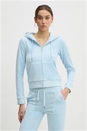 ΜΠΛΟΥΖΑ ΧΡΩΜΑ: ΜΠΛΕ, ΜΕ ΚΟΥΚΟΥΛΑ, JCAP176 JUICY COUTURE