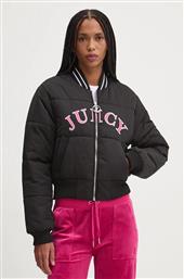 ΜΠΟΥΦΑΝ BOMBER KELSEY PUFFER ΓΥΝΑΙΚΕΙΟ, ΧΡΩΜΑ: ΜΑΥΡΟ, JCOIJ224557 JUICY COUTURE