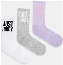 ΚΑΛΤΣΕΣ CREW SOCK 3 PACK 3-PACK JUICY COUTURE