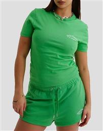 RECYCLED HAYLEE T-SHIRT JCRC122006-377 LAWNGREEN JUICY COUTURE