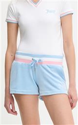 ΣΟΡΤΣ VELOUR STRIPE BOOTY SHORT ΧΡΩΜΑ: ΜΠΛΕ, JCWHS225354 JUICY COUTURE