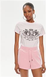 T-SHIRT ENZO DOG JCBCT224816 ΡΟΖ SLIM FIT JUICY COUTURE