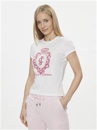 T-SHIRT HERITAGE CREST TEE JCWCT24337 ΛΕΥΚΟ SLIM FIT JUICY COUTURE