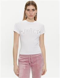 T-SHIRT RYDER RODEO JCBCT223826 ΛΕΥΚΟ SLIM FIT JUICY COUTURE από το MODIVO