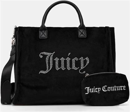 ΤΣΑΝΤΑ IRIS VELVET ΧΡΩΜΑ: ΜΑΥΡΟ, BIJIR8944WZC JUICY COUTURE