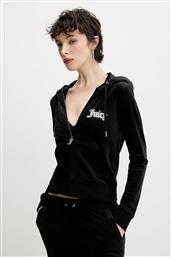 ΒΕΛΟΥΔΙΝΗ ΜΠΛΟΥΖΑ ROBERTSON CAVIAR ΧΡΩΜΑ: ΜΑΥΡΟ, JCBAS125805 JUICY COUTURE