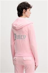 ΒΕΛΟΥΔΙΝΗ ΜΠΛΟΥΖΑ ROBERTSON CAVIAR ΧΡΩΜΑ: ΡΟΖ, JCBAS125805 JUICY COUTURE