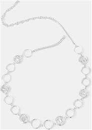 ΖΩΝΗ DIANA BELLY CHAIN ΧΡΩΜΑ: ΑΣΗΜΙ, JCJBC124023 JUICY COUTURE