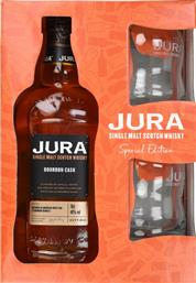 ΟΥΙΣΚΙ BOURBON CASK SINGLE MALT 700ML + 2 ΠΟΤΗΡΙΑ JURA