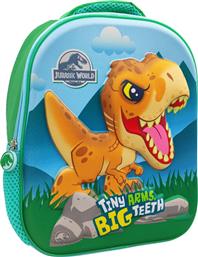 ΣΧΟΛΙΚΗ ΤΣΑΝΤΑ ΠΛΑΤΗΣ ΝΗΠΙΟΥ JURASSIC TINY ARMS BIG TEETH 1 ΘΗΚΗ 000570796 JURASSIC WORLD