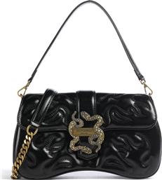 ΓΥΝΑΙΚΕΙΑ ΤΣΑΝΤΑ ΩΜΟΥ ΜΕ ΑΝΑΓΛΥΦΟ ΣΧΕΔΙΟ ΚΑΙ ΛΟΓΟΤΥΠΟ ΜΕ ICONIC SNAKES - 79RA4BA1ZSD30 ΜΑΥΡΟ JUST CAVALLI