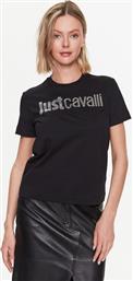 T-SHIRT 74PBHE01 ΜΑΥΡΟ REGULAR FIT JUST CAVALLI