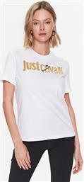 T-SHIRT 74PBHF00 ΛΕΥΚΟ REGULAR FIT JUST CAVALLI