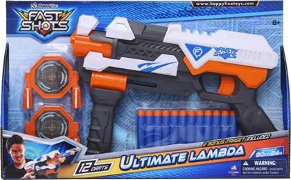 FAST SHOTS - DART BLASTER ULTIMATE LAMPOA WITH 12 DARTS 590047 JUST TOYS