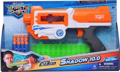 FAST SHOTS - SHADOW 10.0 WITH FOAM DARTS, 590057 JUST TOYS