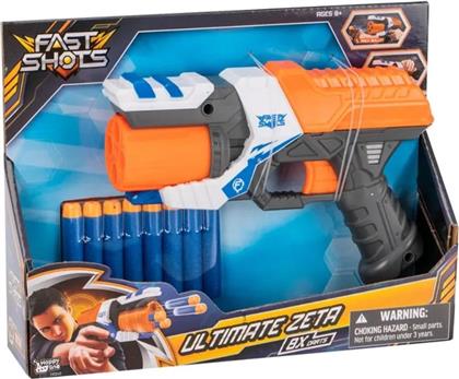 FAST SHOTS - ULTIMATE ZETA WITH 8 FOAM DARTS, 590045 JUST TOYS