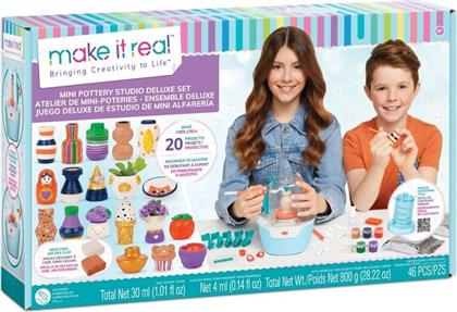 MAKE IT REAL MINI POTTERY STUDIO DELUXE SET (1830) JUST TOYS