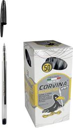 ΣΤΥΛΟ ΚΛΑΣΣΙΚΟ BLACK BALLPOINT CORVINA 60-543 (ΣΕΤ 50 ΤΕΜΑΧΙΑ) (ΧΡΩΜΑ: ΜΑΥΡΟ) - - 60-543-BLACK JUSTNOTE