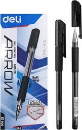 ΣΤΥΛΟ ΜΕ ΛΑΣΤΙΧΟ BLACK BALLPOINT 60-785 (ΣΕΤ 12 ΤΕΜΑΧΙΑ) (ΧΡΩΜΑ: ΜΑΥΡΟ) - - 60-785 JUSTNOTE