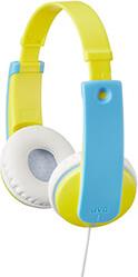 HA-KD7 YELLOW & BLUE KID HEADPHONES JVC