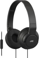 HA-SR185 ON-EAR HEADPHONES WITH MICROPHONE BLACK JVC