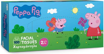 ΧΑΡΤΟΜΑΝΤΗΛΑ FACIAL (100 ΦΥΛΛΑ) PEPPA PIG