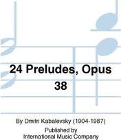 KABALEVSKY - 24 PRELUDES OP 38