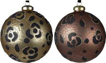 ΧΡΙΣΤΟΥΓΕΝΝΙΑΤΙΚΕΣ ΔΙΑΚΟΣΜΗΤΙΚΕΣ ΜΠΑΛΕΣ ΜΕ ANIMAL PRINT 10 CM (2 ΤΕΜΑΧΙΑ) - 062433 KAEMINGK