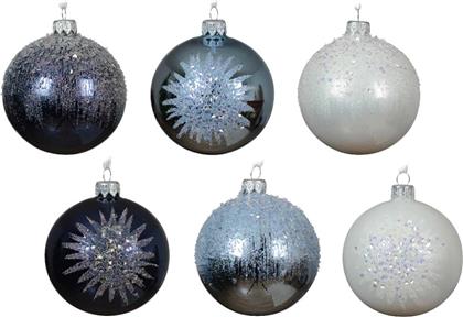 ΧΡΙΣΤΟΥΓΕΝΝΙΑΤΙΚΕΣ ΔΙΑΚΟΣΜΗΤΙΚΕΣ ΜΠΑΛΕΣ ΜΕ GLITTER 8 CM - 053333 KAEMINGK