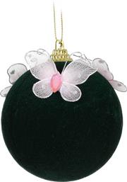 ΧΡΙΣΤΟΥΓΕΝΝΙΑΤΙΚΗ ΜΠΑΛΑ ''BUTTERFLIES PINE GREEN'' 8 CM - 451892 KAEMINGK