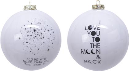 ΧΡΙΣΤΟΥΓΕΝΝΙΑΤΙΚΗ ΜΠΑΛΑ ΜΕ LETTER PRINT 8 CM - 456127 KAEMINGK