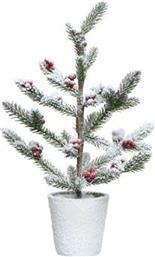 ΧΡΙΣΤΟΥΓΕΝΝΙΑΤΙΚΟ ΔΕΝΤΡΟ ΜΕ ΜΟΥΡΑ ΚΑΙ ΕΦΕ ΧΙΟΝΙΟΥ ΣΕ ΓΛΑΣΤΑ 14 X 14 X 29 CM - 689555 KAEMINGK