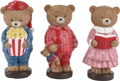 ΧΡΙΣΤΟΥΓΕΝΝΙΑΤΙΚΟ ΔΙΑΚΟΣΜΗΤΙΚΟ ''BEAR'' 6,5 X 6,5 X 14 CM - 398607 KAEMINGK