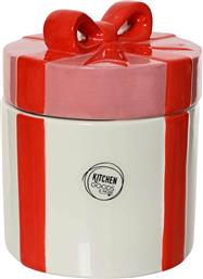 ΧΡΙΣΤΟΥΓΕΝΝΙΑΤΙΚΟ ΔΙΑΚΟΣΜΗΤΙΚΟ ΜΠΟΛ ΜΕ ΚΑΠΑΚΙ ''BOWS'' 12,5 X 12,5 X 15 CM - 538014 KAEMINGK