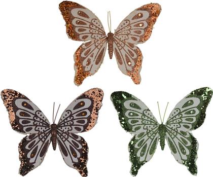 ΧΡΙΣΤΟΥΓΕΝΝΙΑΤΙΚΟ ΔΙΑΚΟΣΜΗΤΙΚΟ ''BUTTERFLY'' 20 X 17 X 1,5 CM - 652457 KAEMINGK