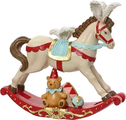 ΧΡΙΣΤΟΥΓΕΝΝΙΑΤΙΚΟ ΔΙΑΚΟΣΜΗΤΙΚΟ ''HORSE'' 20 X 18,5 X 6 CM - 537588 KAEMINGK