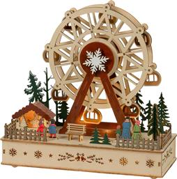 ΧΡΙΣΤΟΥΓΕΝΝΙΑΤΙΚΟ ΔΙΑΚΟΣΜΗΤΙΚΟ ΜΕ LED 12 X 28 X 28 CM - 487733 KAEMINGK